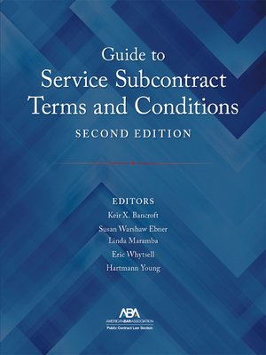 cover image of Guide to Service Subcontract Terms and Conditions